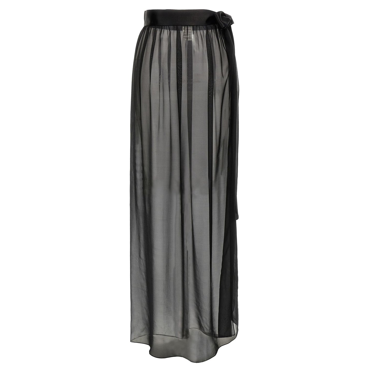 Dolce & Gabbana Black Silk Mini Skirt