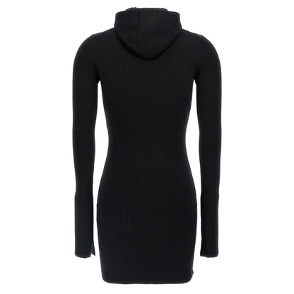 Fendi Black Wool Short Dress