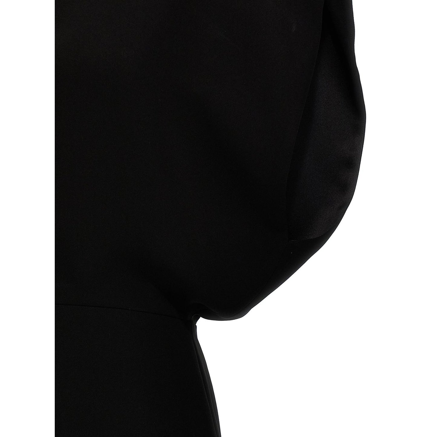 Max Mara Black Triacetate Short Dress