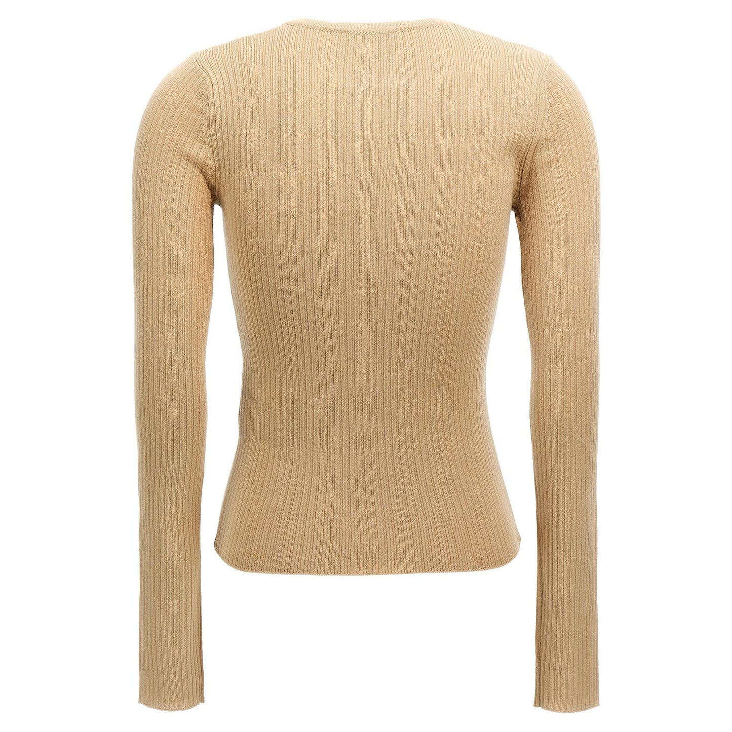 Max Mara Beige Silk Cardigan