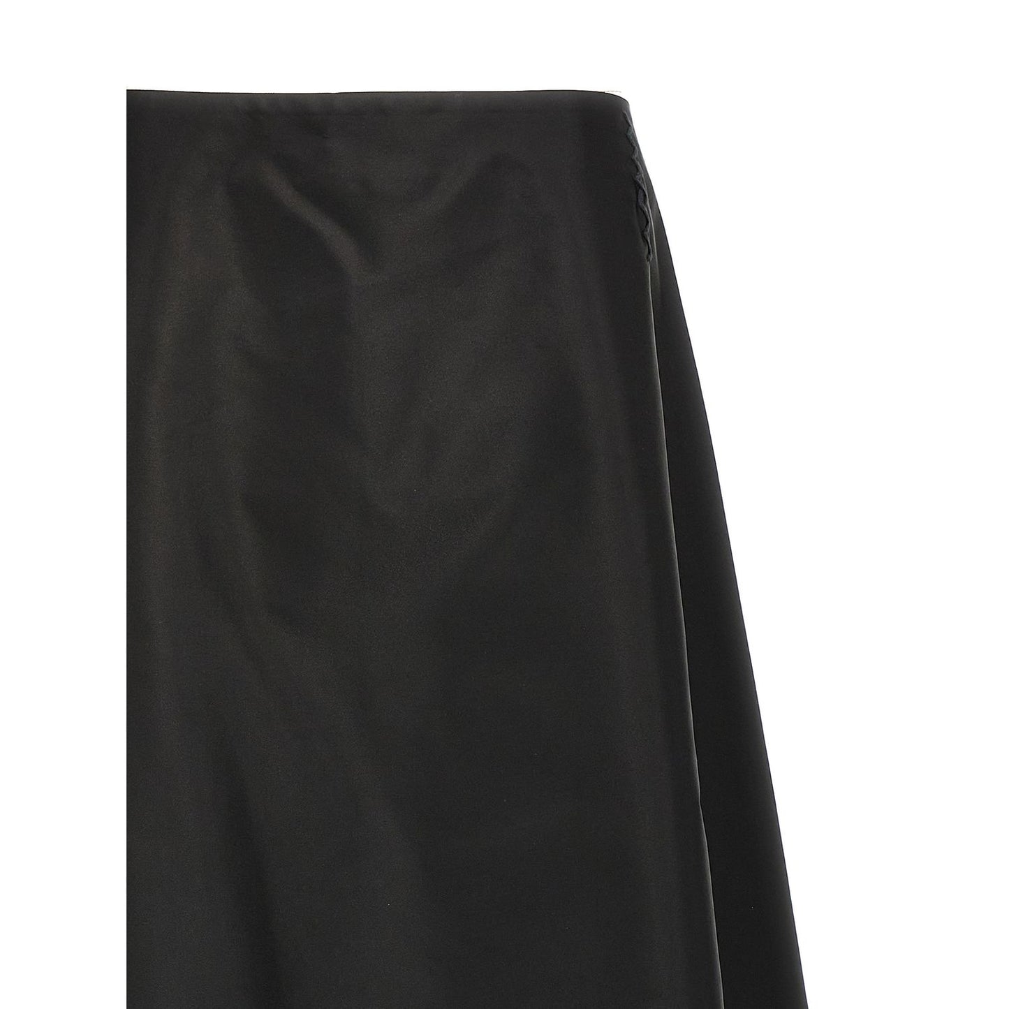 Marni Black Polyamide Midi Skirt
