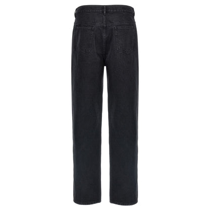 A.P.C. Black Cotton Straight-Leg Jeans