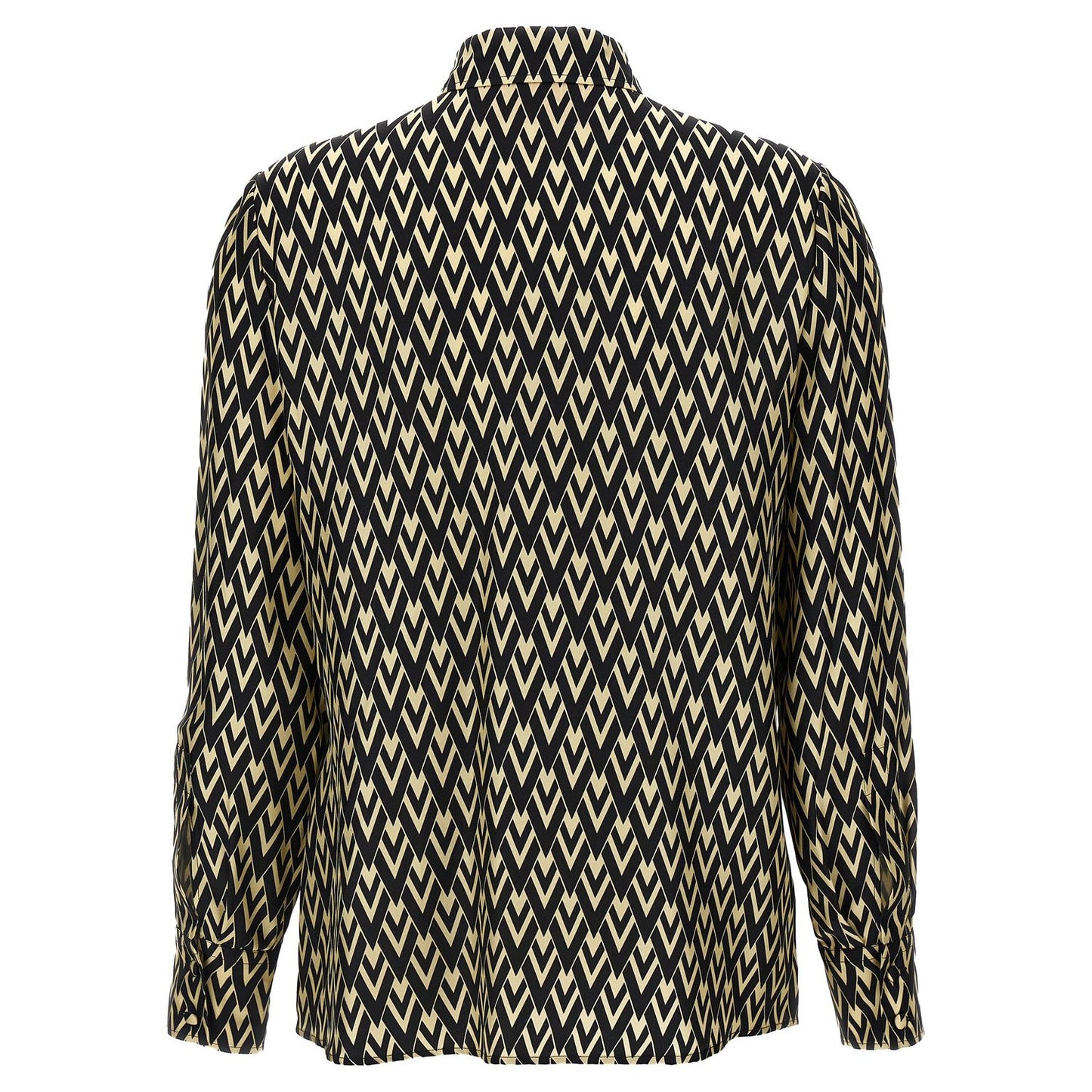 Valentino Garavani Bicolor Silk Blouse