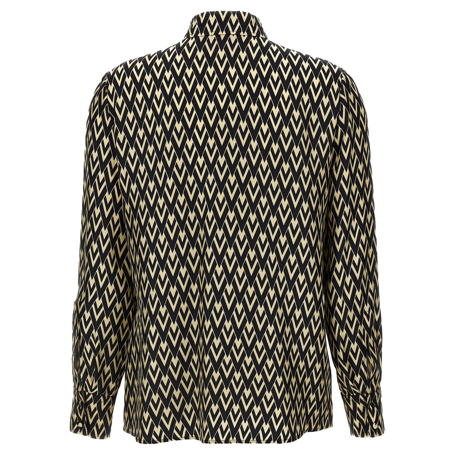 Valentino Garavani Bicolor Silk Blouse
