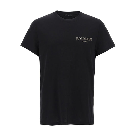 Balmain Black Organic Cotton T-Shirt