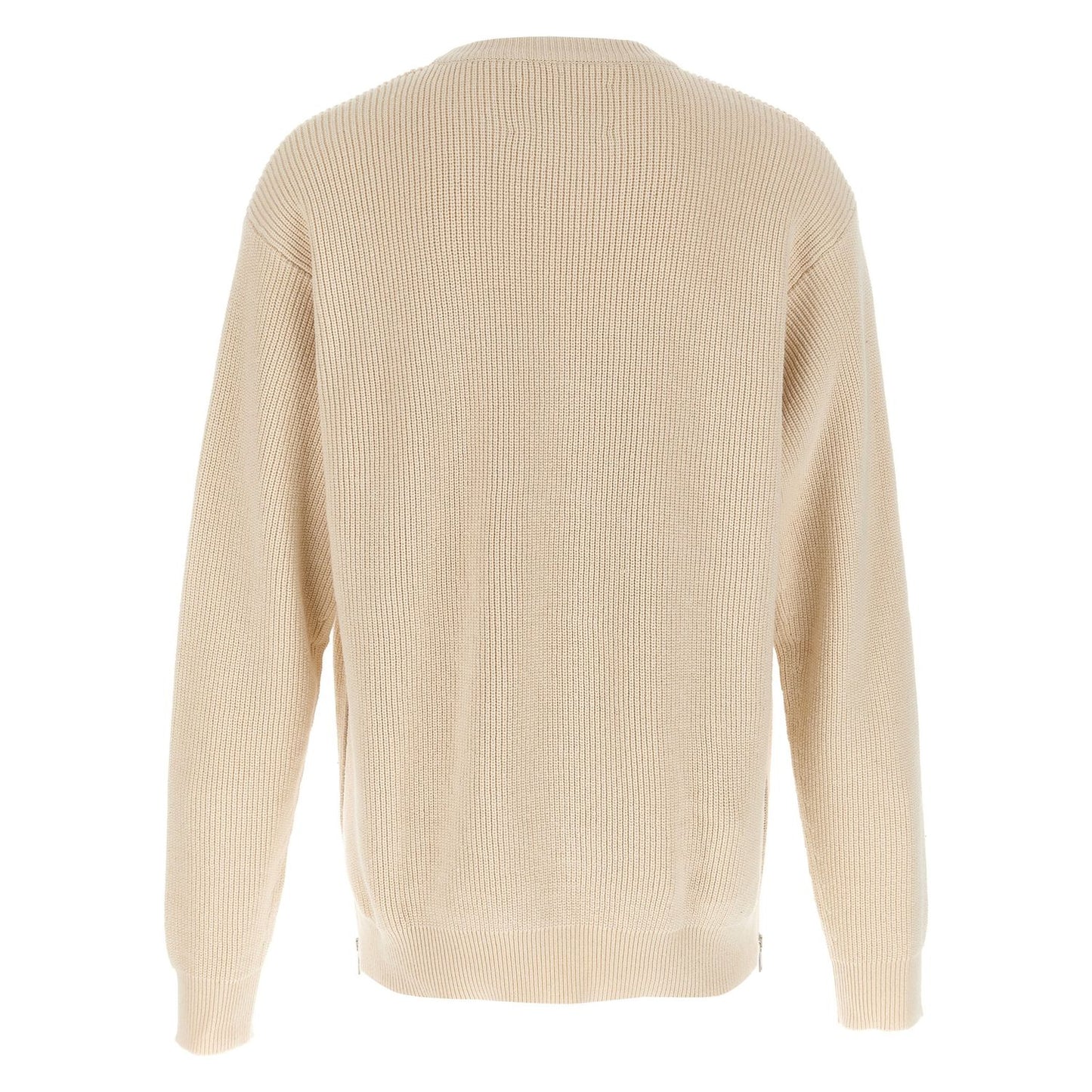 Jil Sander Beige Cotton Cardigan