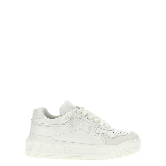 Valentino Garavani White Calfskin Chunky Sneakers