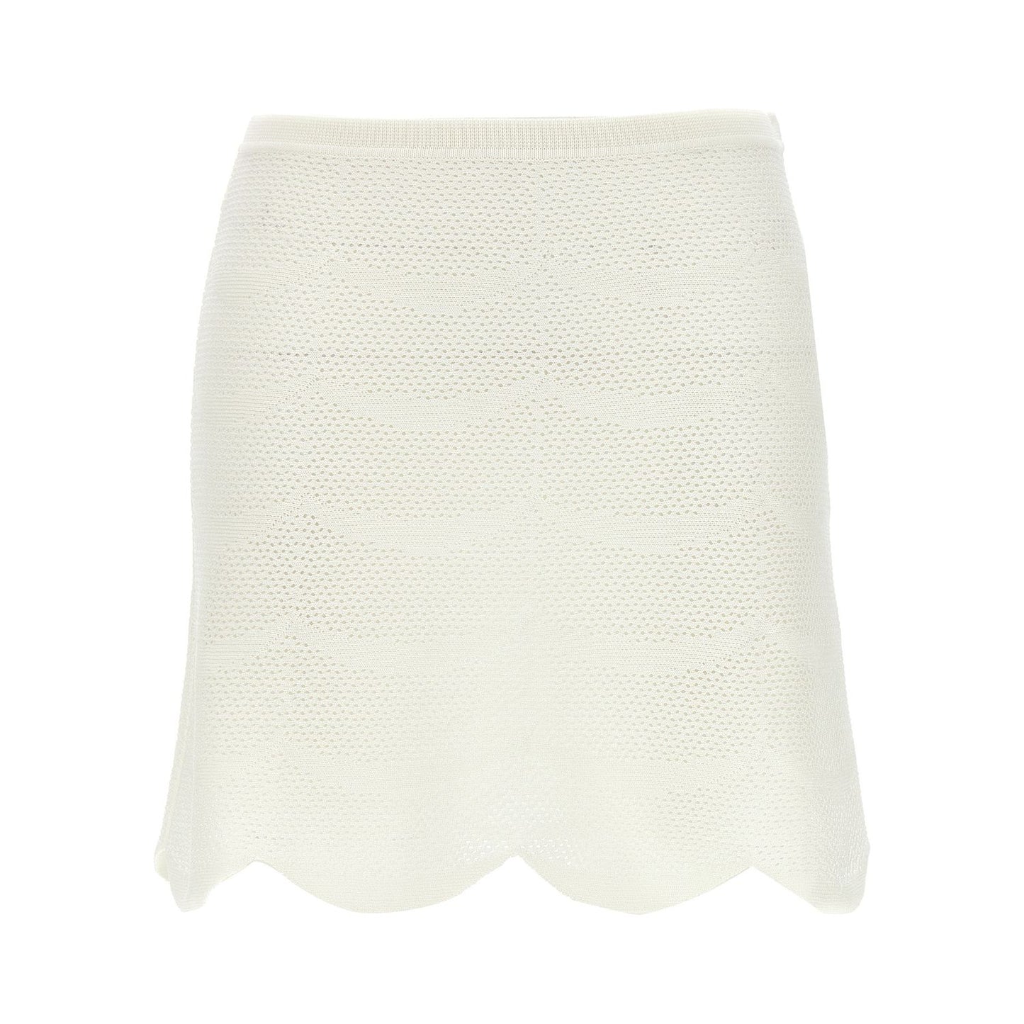 Tom Ford White Cotton Long Skirt