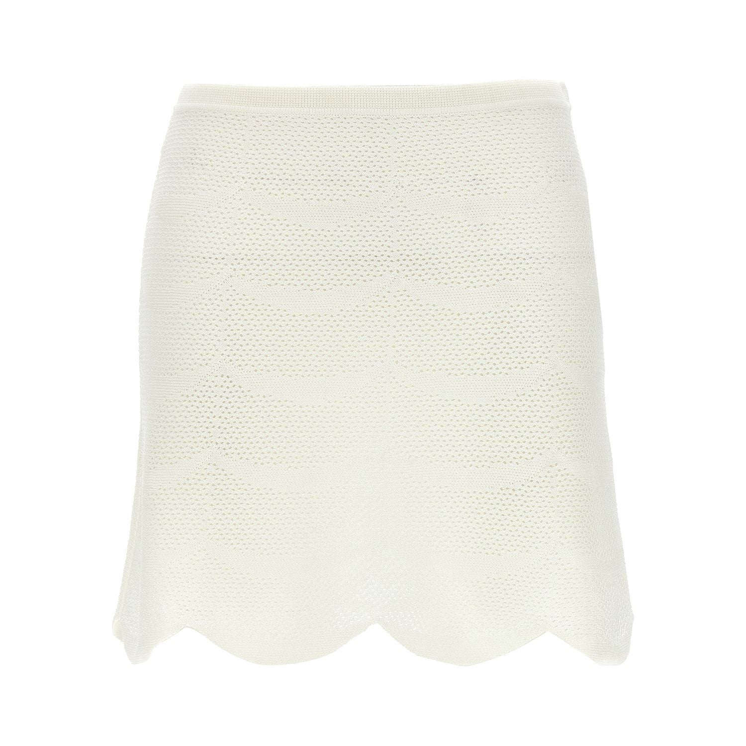 Tom Ford White Cotton Long Skirt