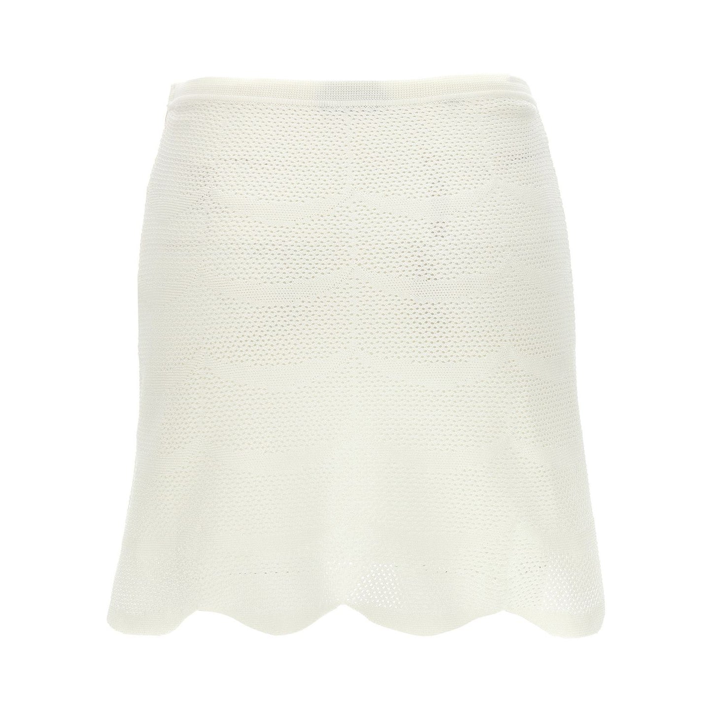 Tom Ford White Cotton Long Skirt