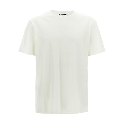Jil Sander White Cotton T-Shirt