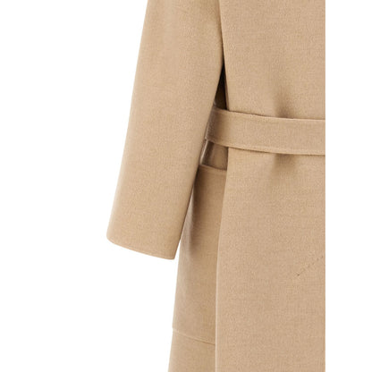 Max Mara Beige Wool Coat