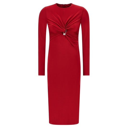 Versace Multicolor Viscose Midi Dress