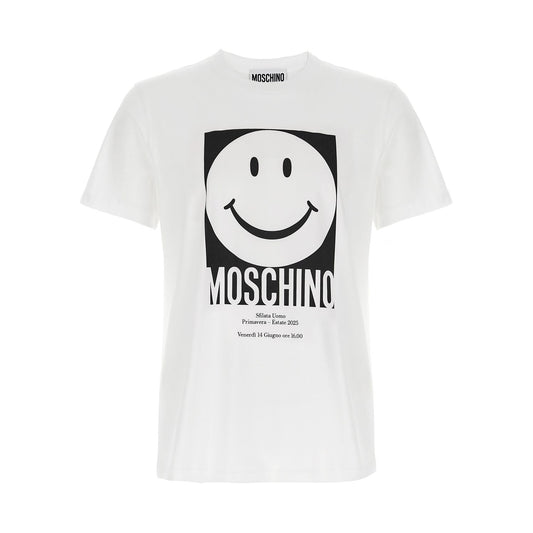 Moschino White Cotton T-Shirt