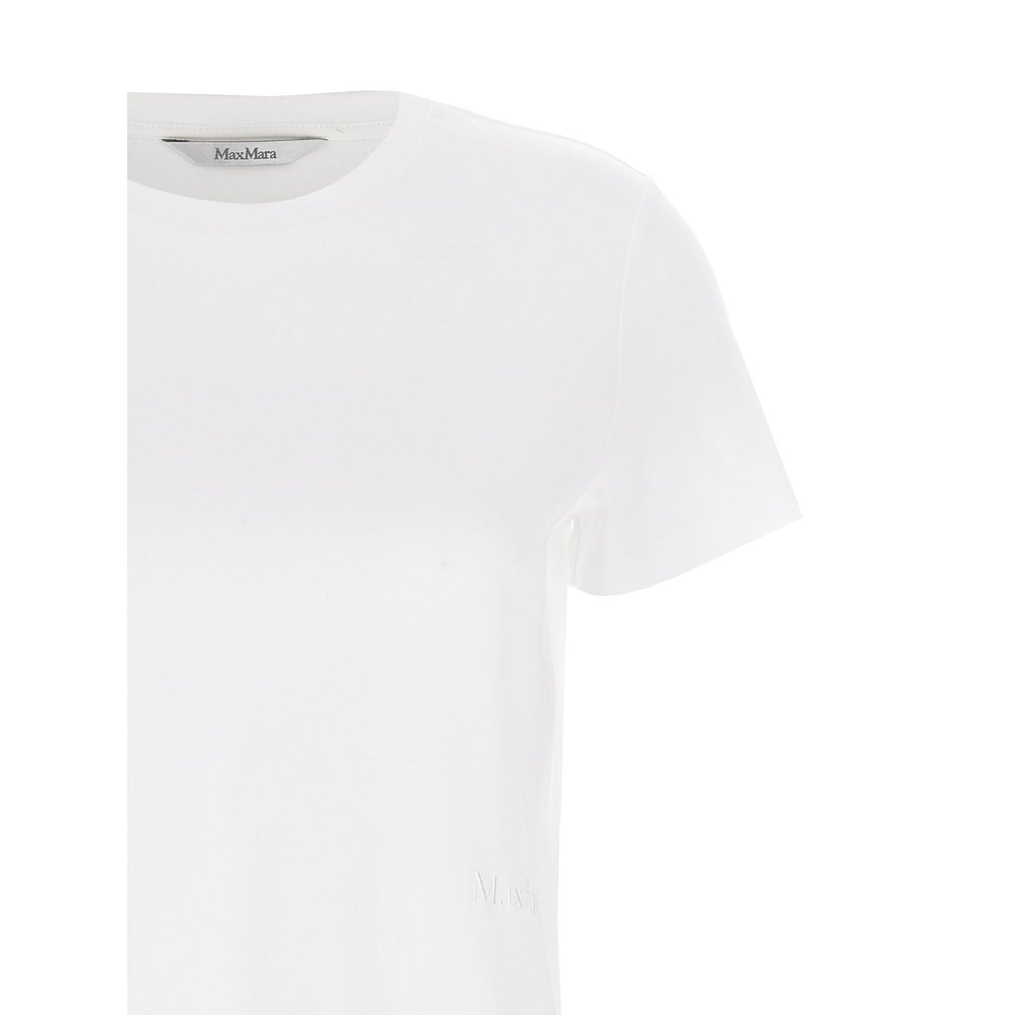 Max Mara White Cotton T-Shirt