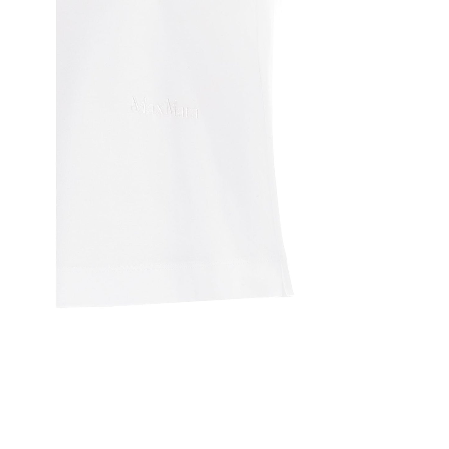 Max Mara White Cotton T-Shirt