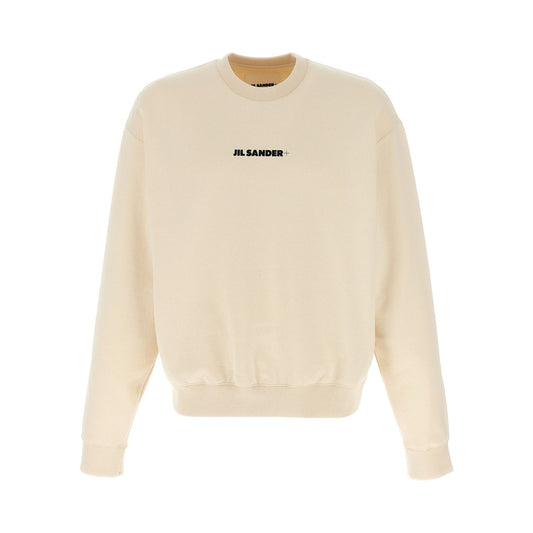 Jil Sander Beige Cotton Sweatshirt