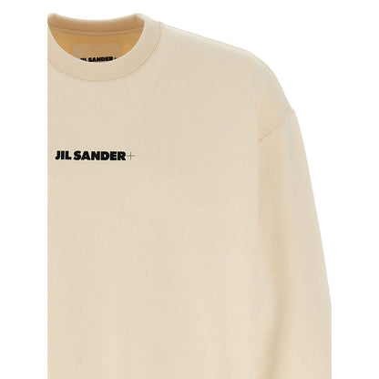 Jil Sander Beige Cotton Sweatshirt