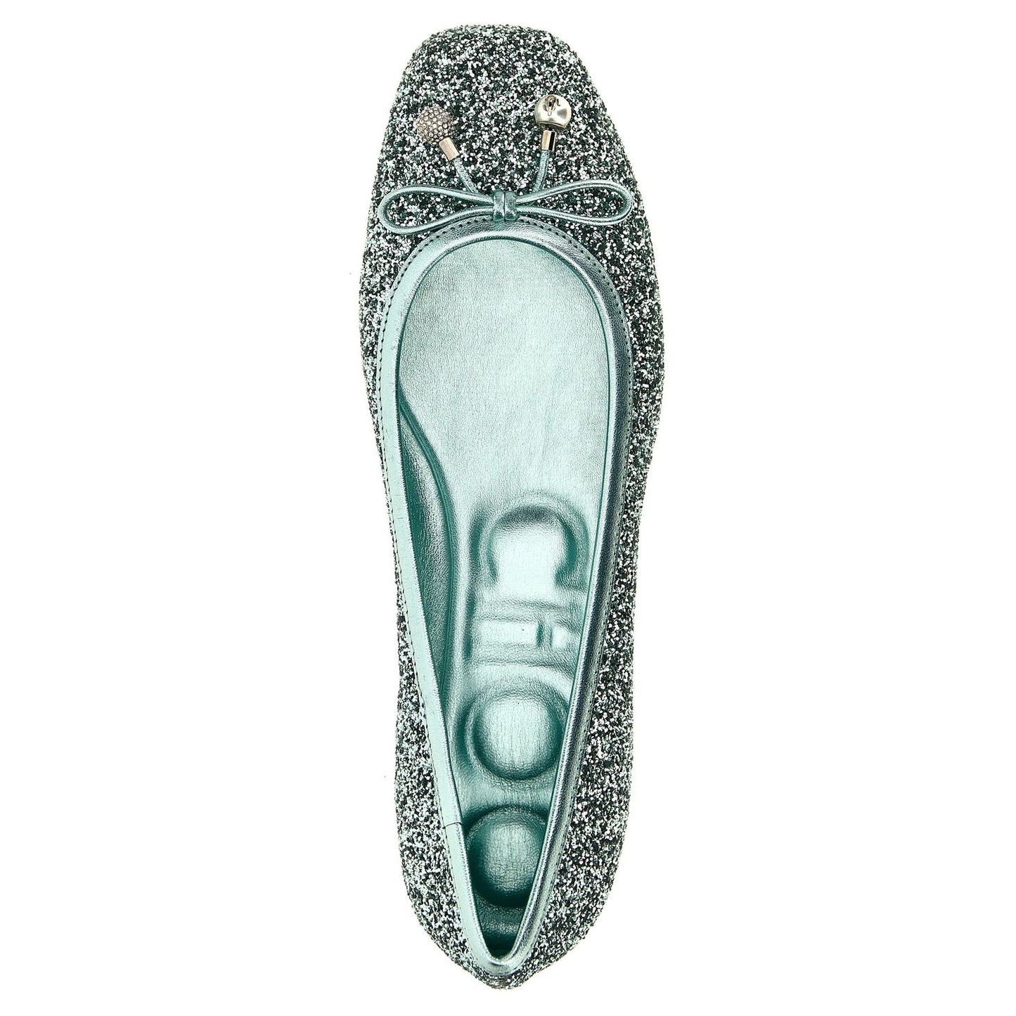 Jimmy Choo Bicolor Textile Ballet Flats