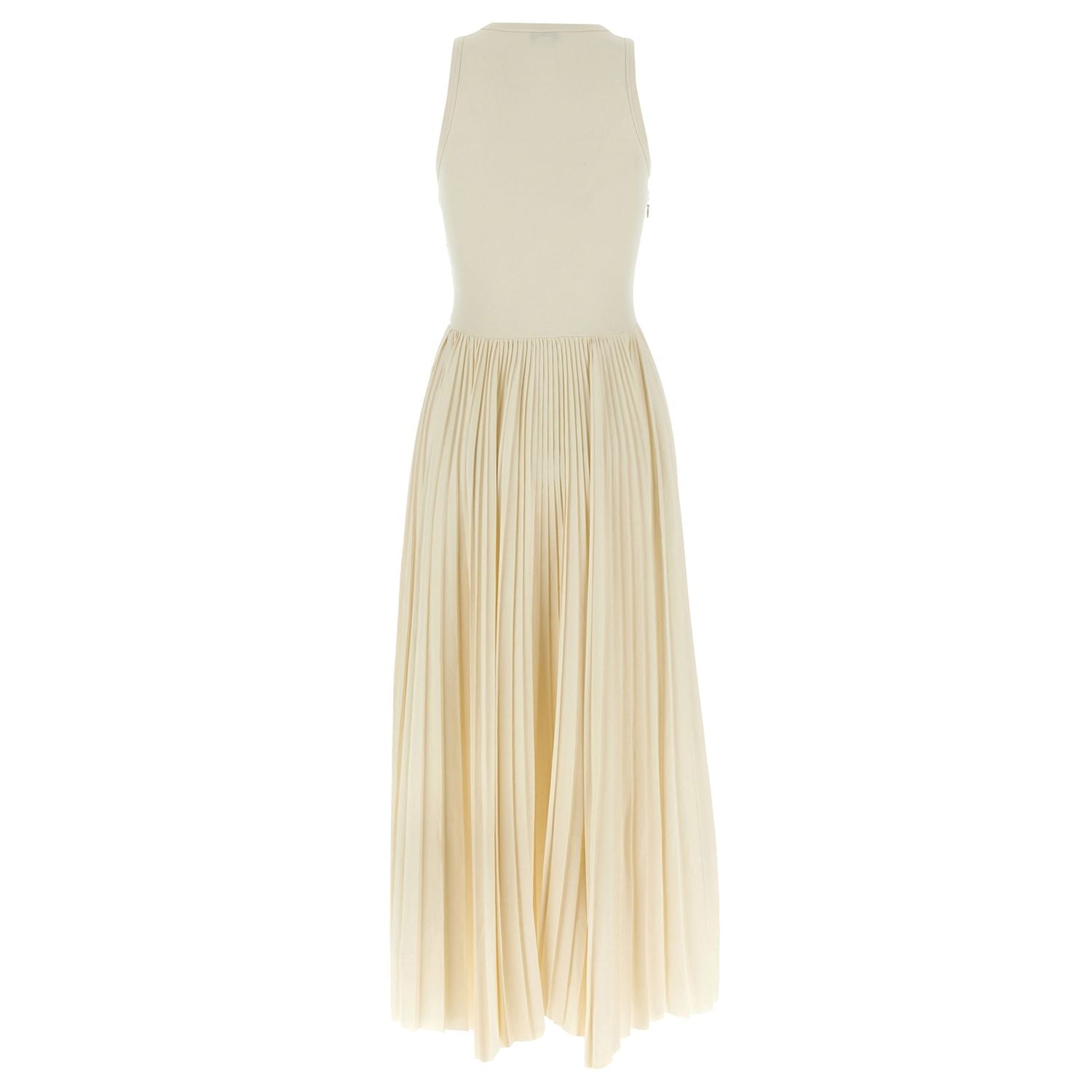 Alexander McQueen White Cotton Long Dress