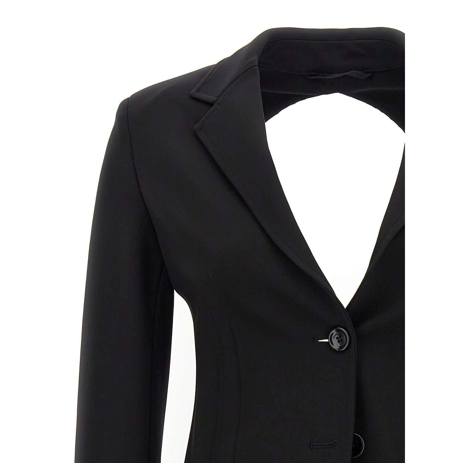 Max Mara Black Viscose Blazer