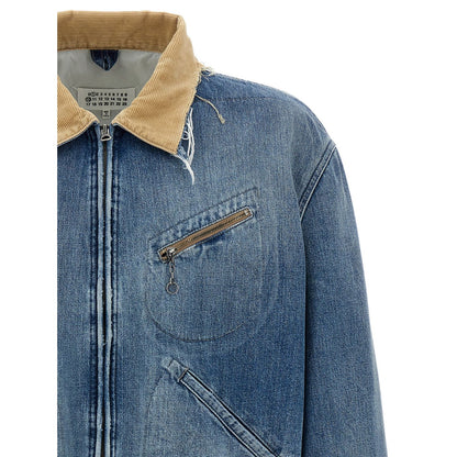 Maison Margiela Blue Cotton Denim Jacket
