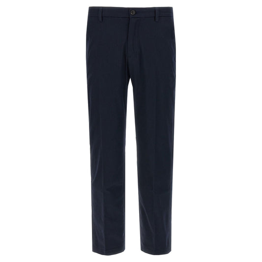Department 5 Blue Cotton Cropped Pants