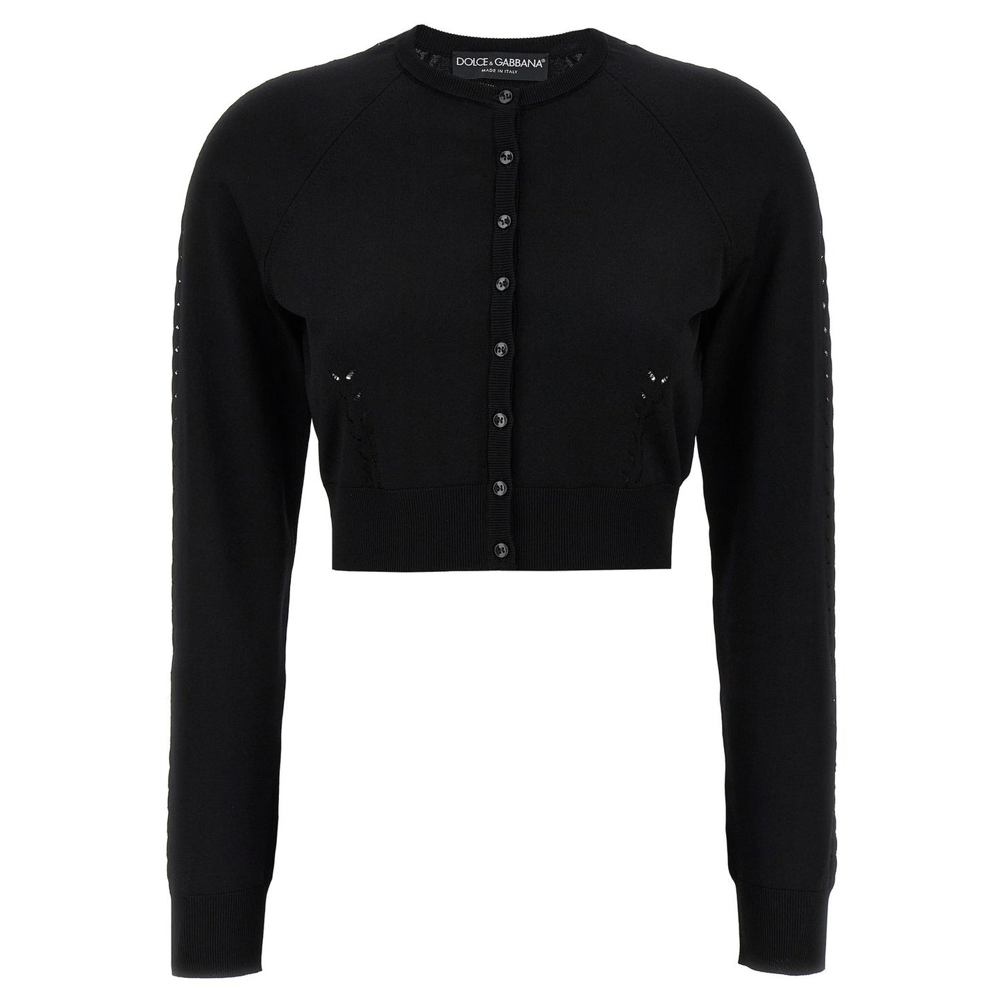 Dolce & Gabbana Black Viscose Cardigan