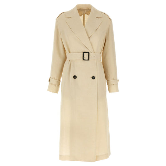 Max Mara Beige Flax Coat