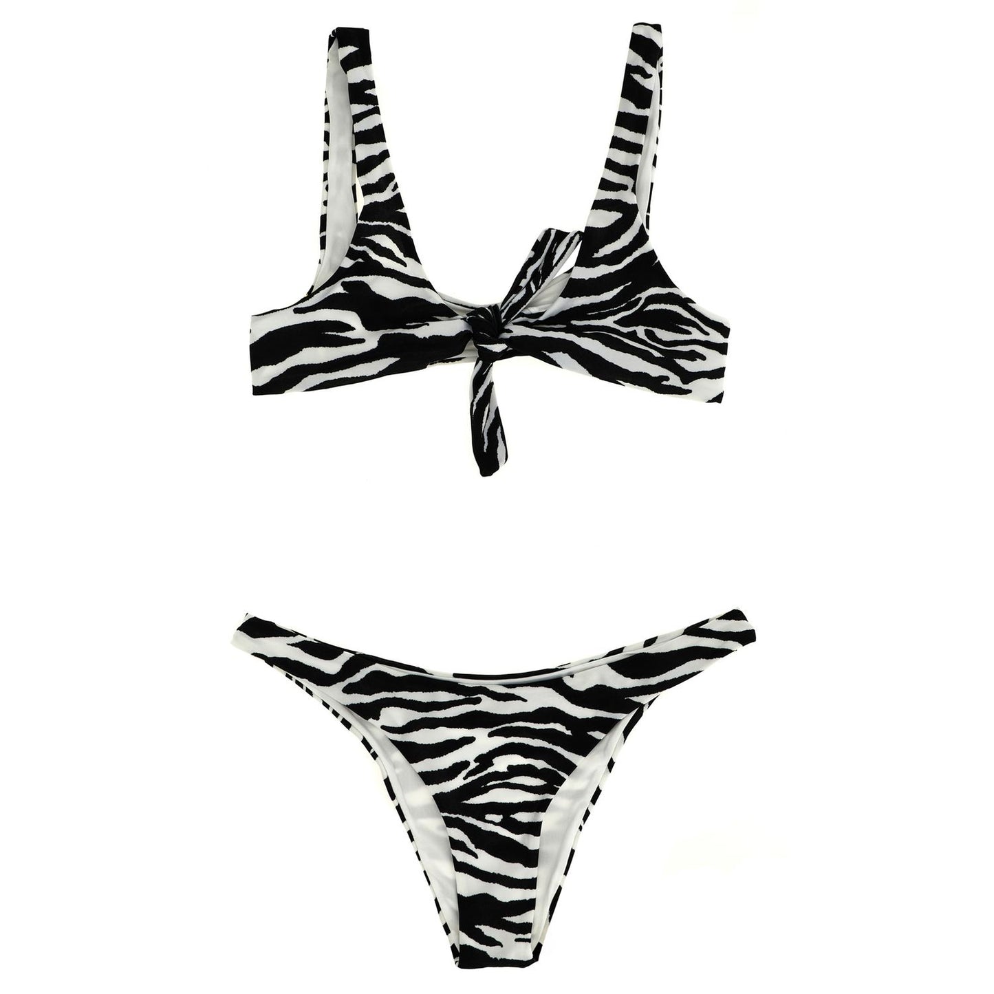 The Attico Bicolor Polyamide Bikini