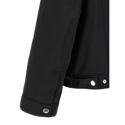 Dsquared² Black Polyester Full-Length Jacket