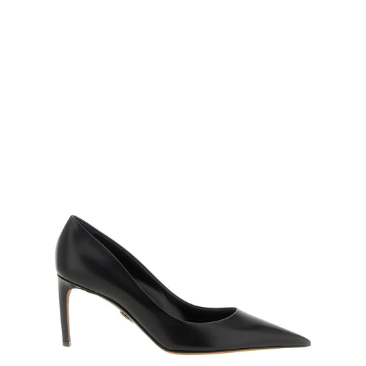 Dolce & Gabbana Black Calfskin High Heel Pumps
