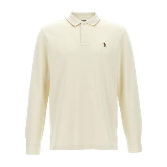 Polo Ralph Lauren Beige Cotton Polo Shirt