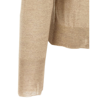 Golden Goose Beige Virgin Wool Cardigan