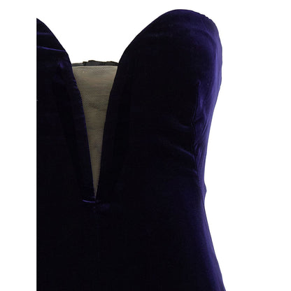 Tom Ford Blue Viscose Midi Dress