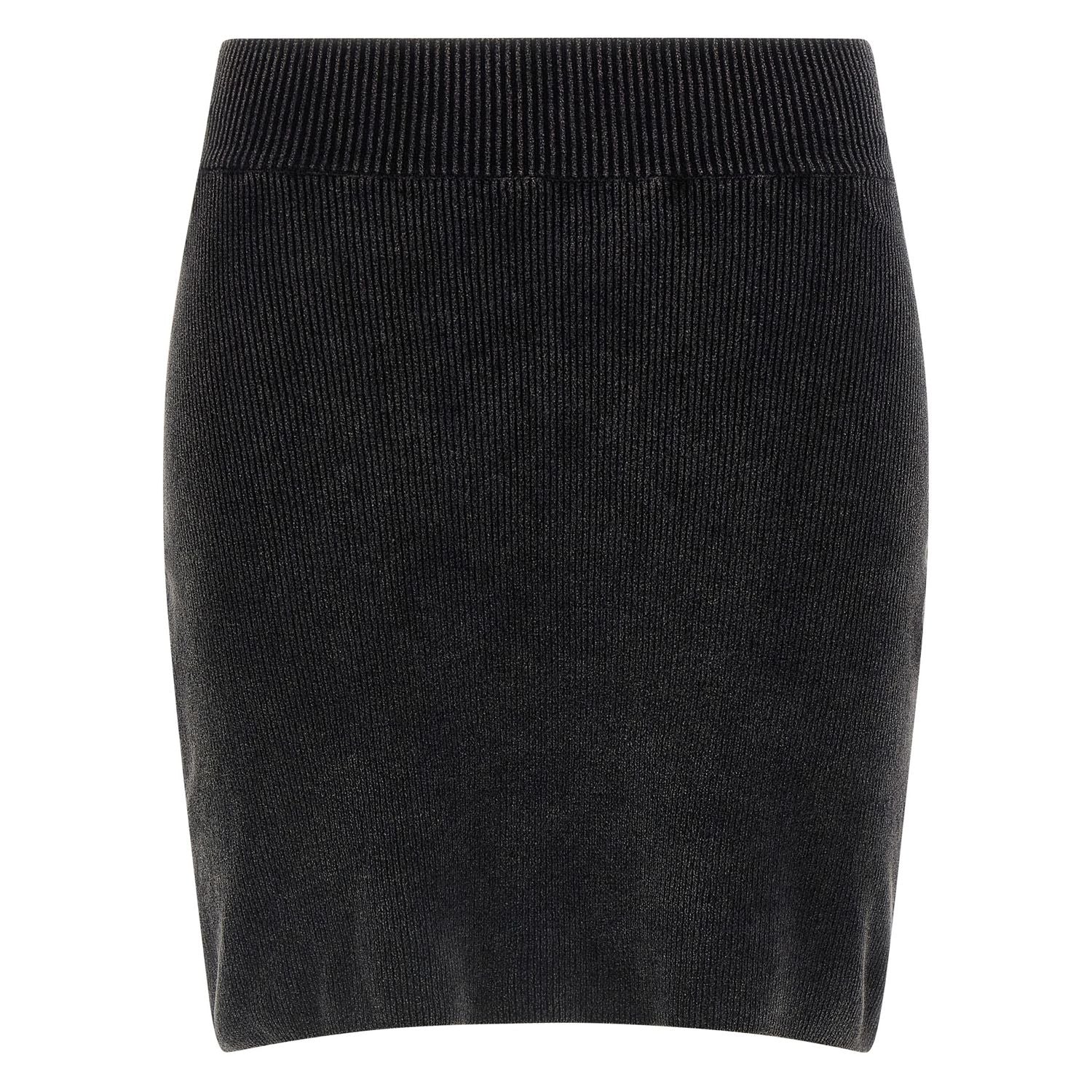 Alexander Wang Black Cotton Long Skirt