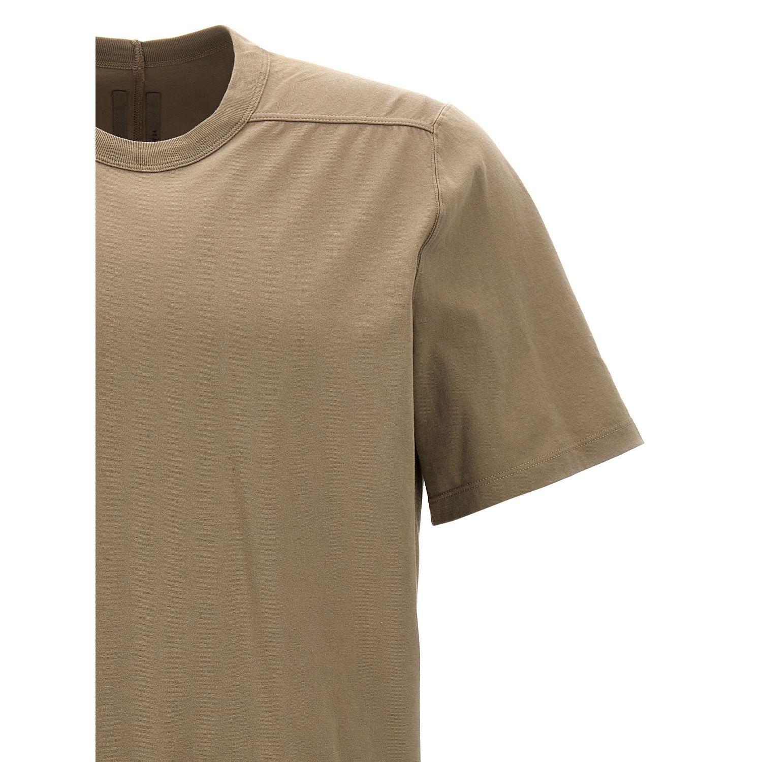 Rick Owens Gray Cotton T-Shirt