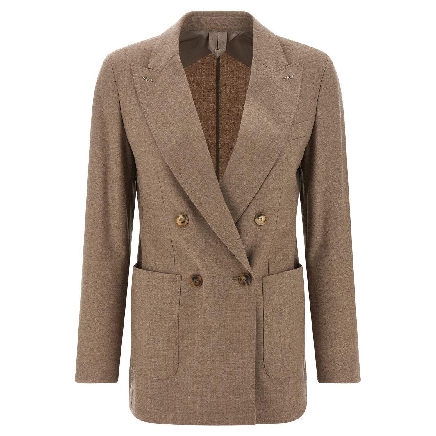 Max Mara Beige Cashmere Blazer