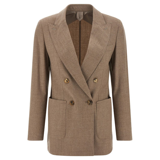 Max Mara Beige Cashmere Blazer