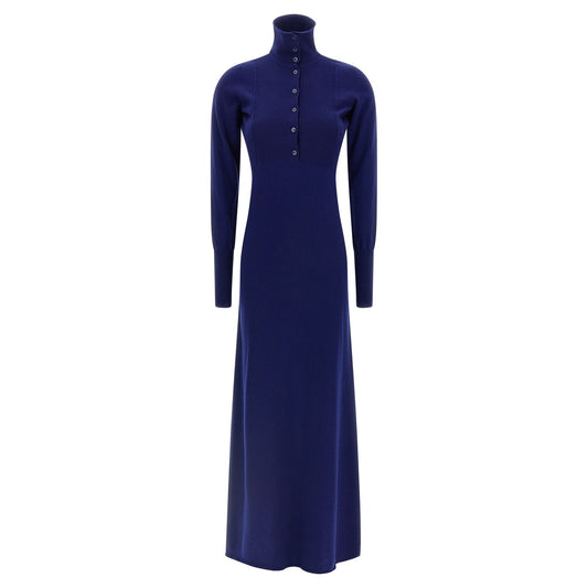 Tom Ford Blue Cashmere Long Dress