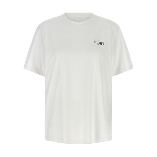 MM6 Maison Margiela White Cotton T-Shirt