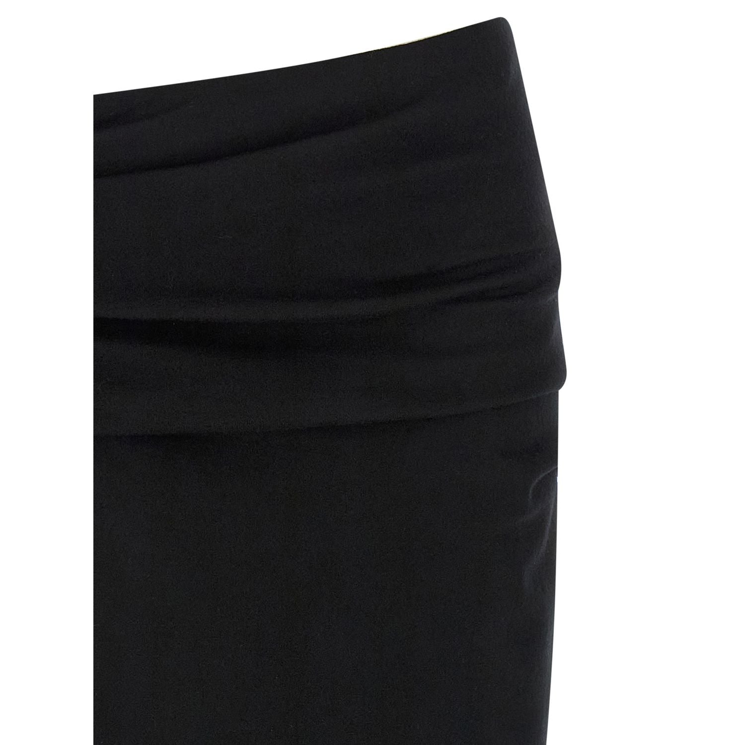 Entire Studios Black Wool Midi Skirt