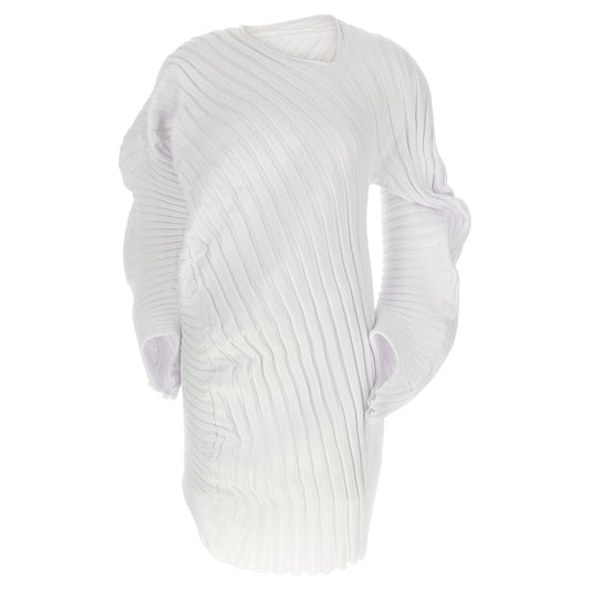 Issey Miyake White Polyester Casual Dress