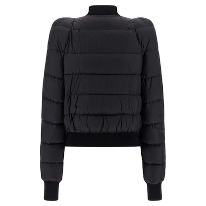 Rick Owens Black Nylon Bomber