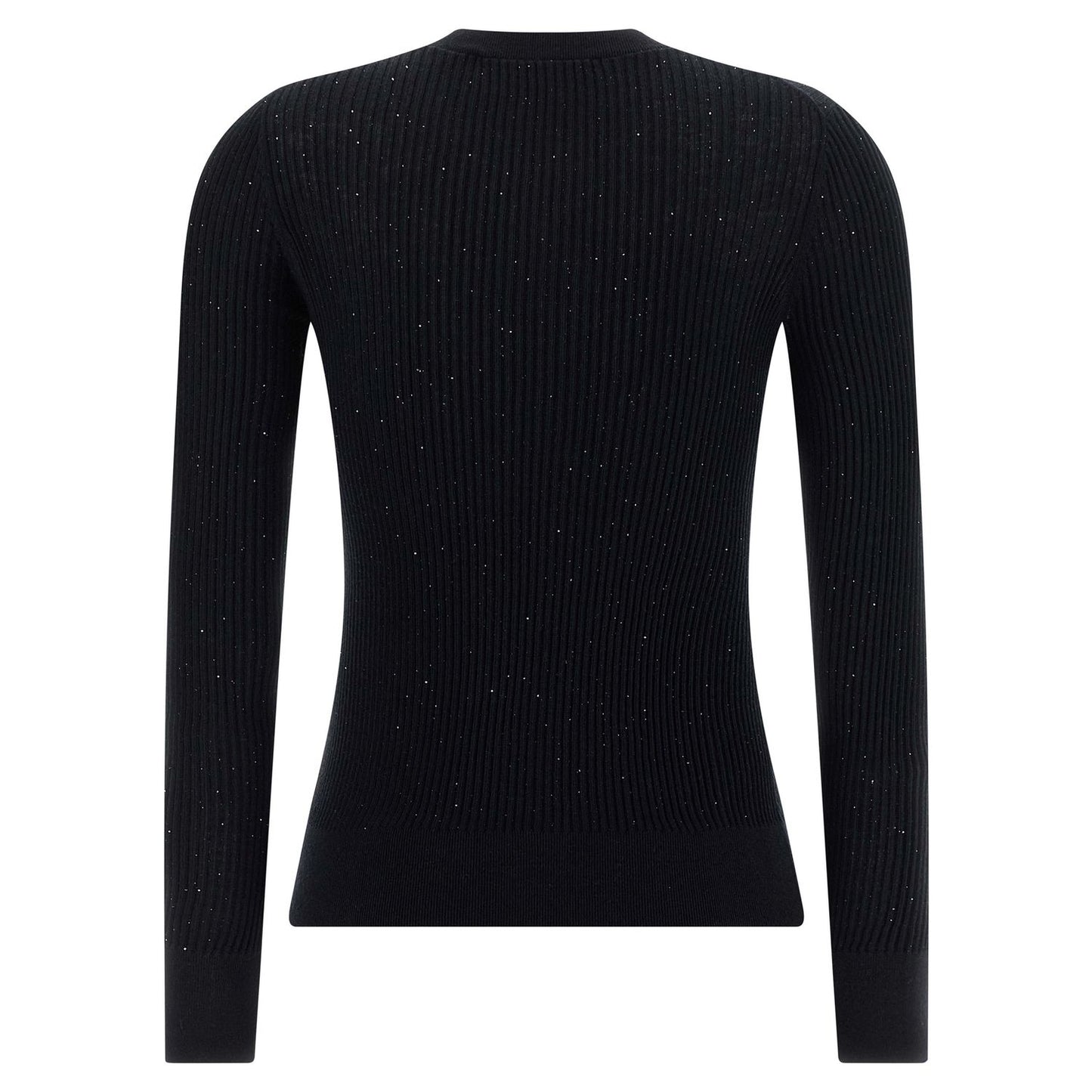 Max Mara Black Silk Cardigan