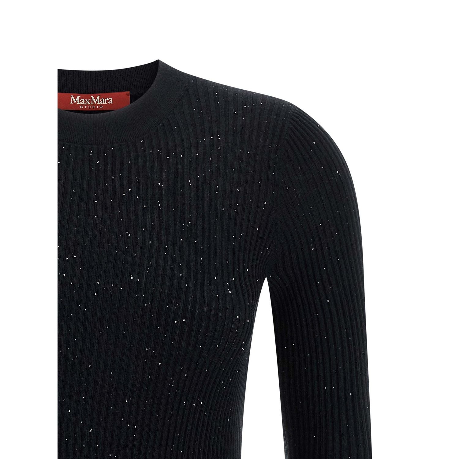 Max Mara Black Silk Cardigan