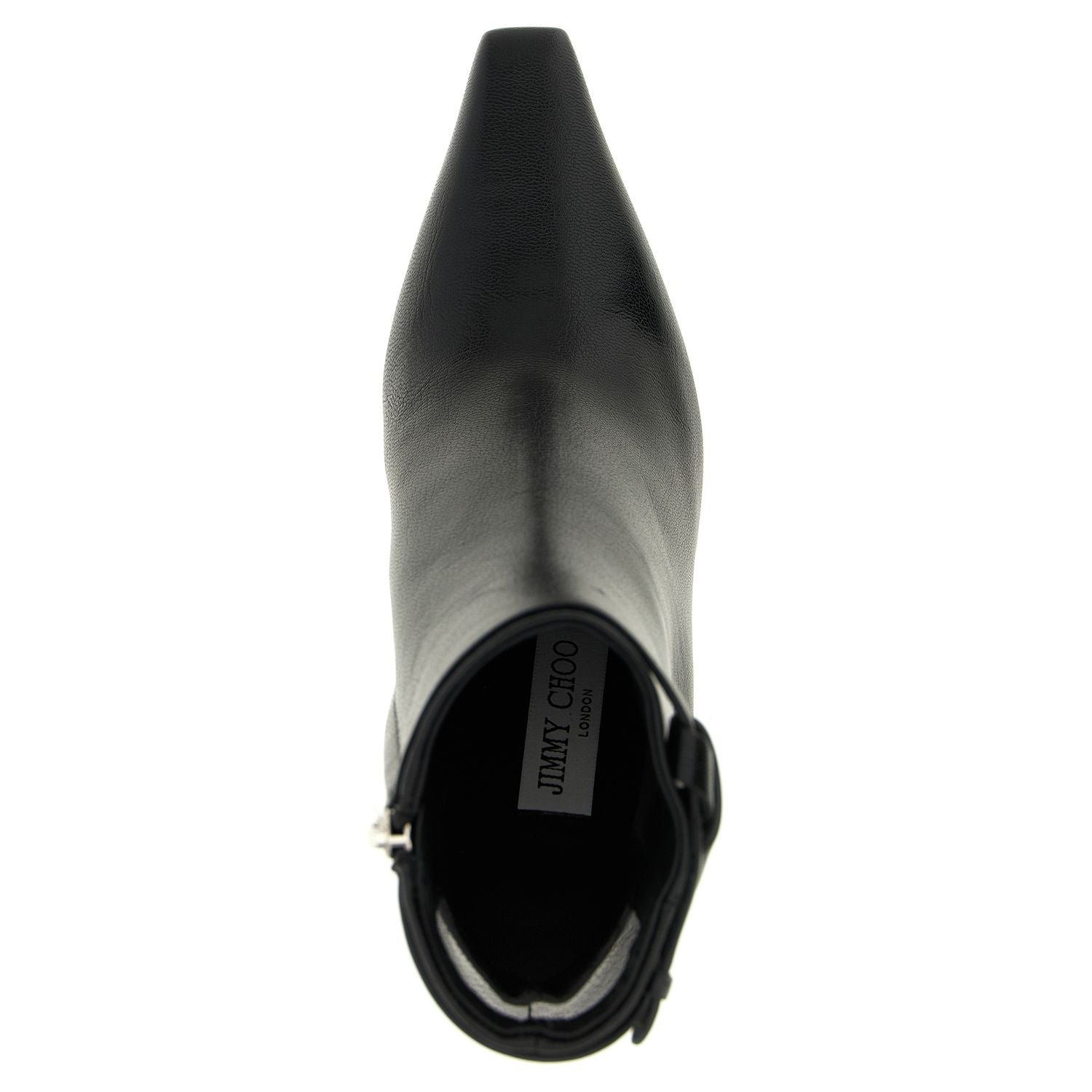 Jimmy Choo Black Leather Ankle Boots