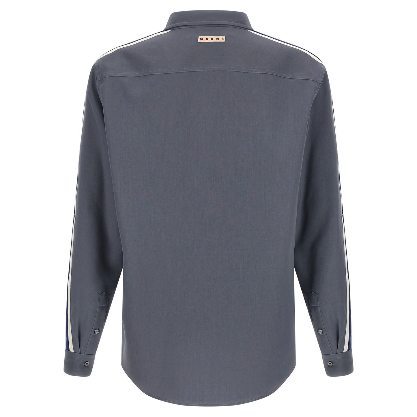 Marni Gray Virgin Wool Blouse