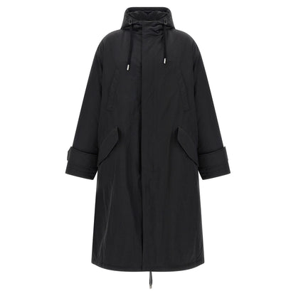 Ami Paris Gray Polyamide Parka