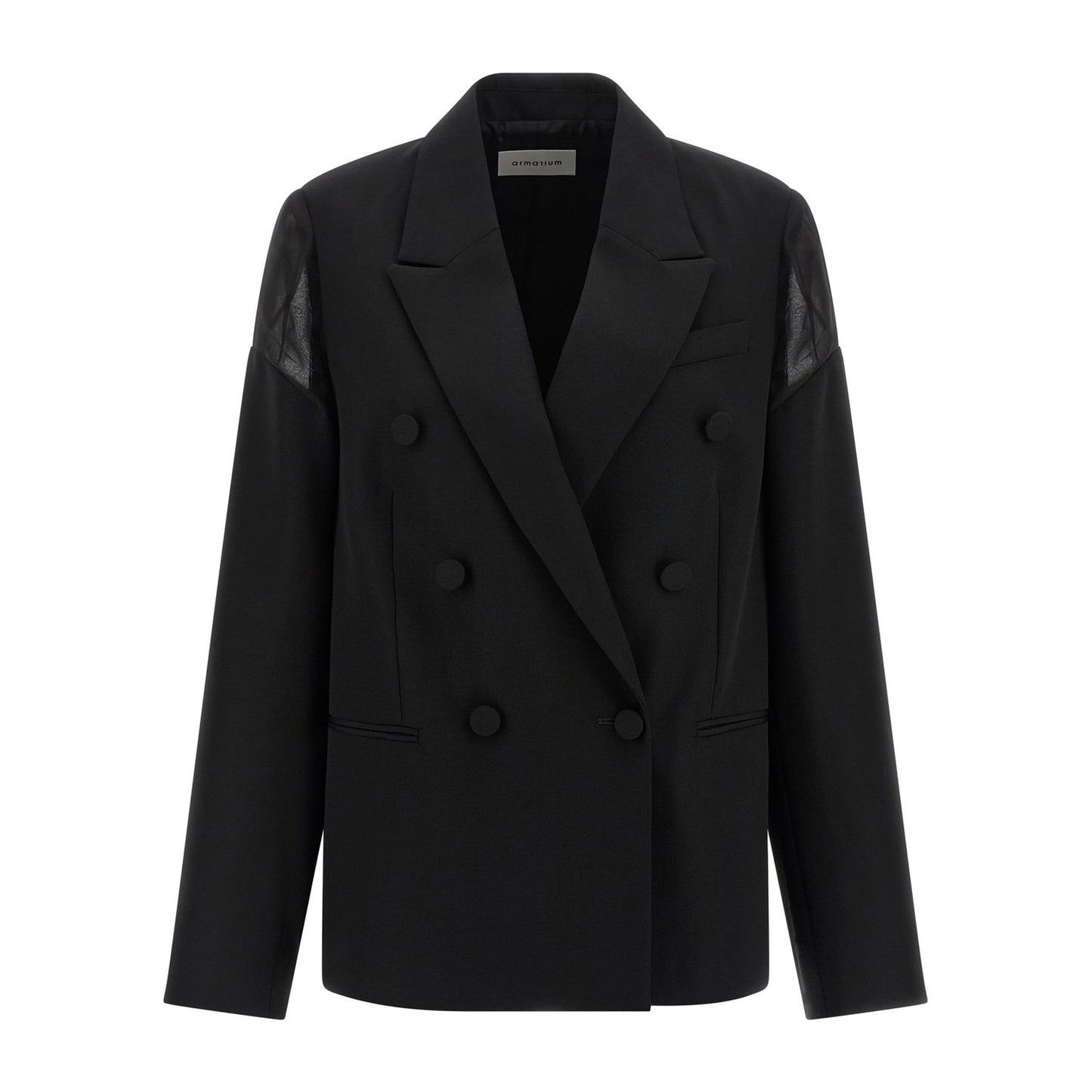 Armarium Black Virgin Wool Blazer